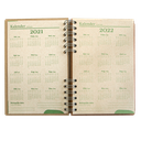 Duurzame houten Agenda 2022 - gerecycled papier - Veren
