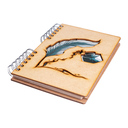 Duurzaam houten notitieboek | Gerecycled papier | Navulbaar | Veer & Inkt