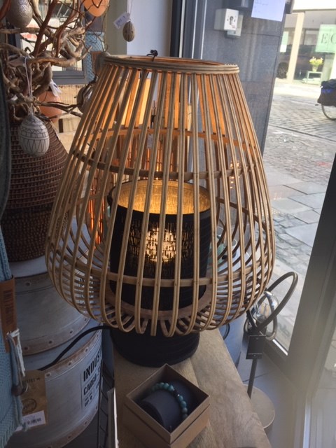 Tafellamp in Bamboe