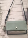 Handtasje pastel groen, zilver & lichtblauw