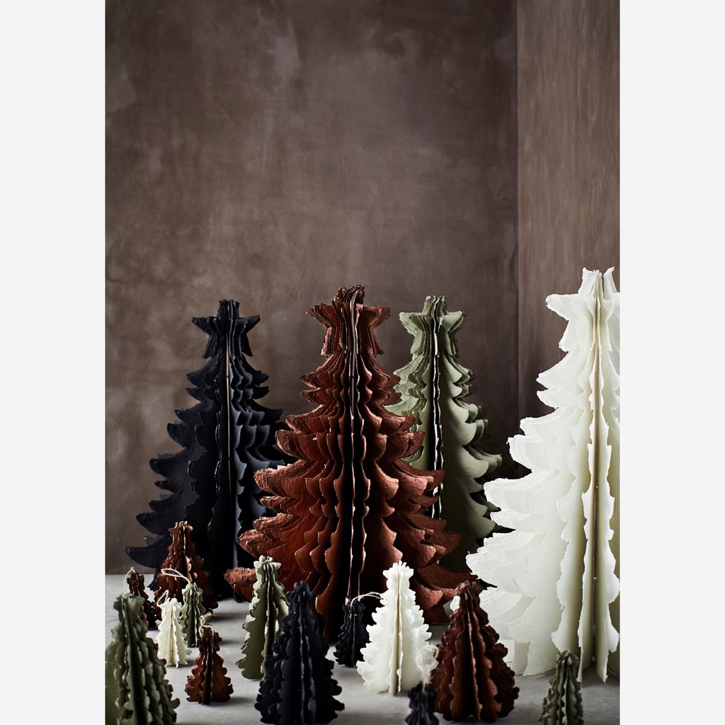 Kerstboom van gerecycleerd papierpulp S