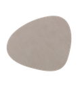 Glas onderzetter CURVE - CLOUD light grey