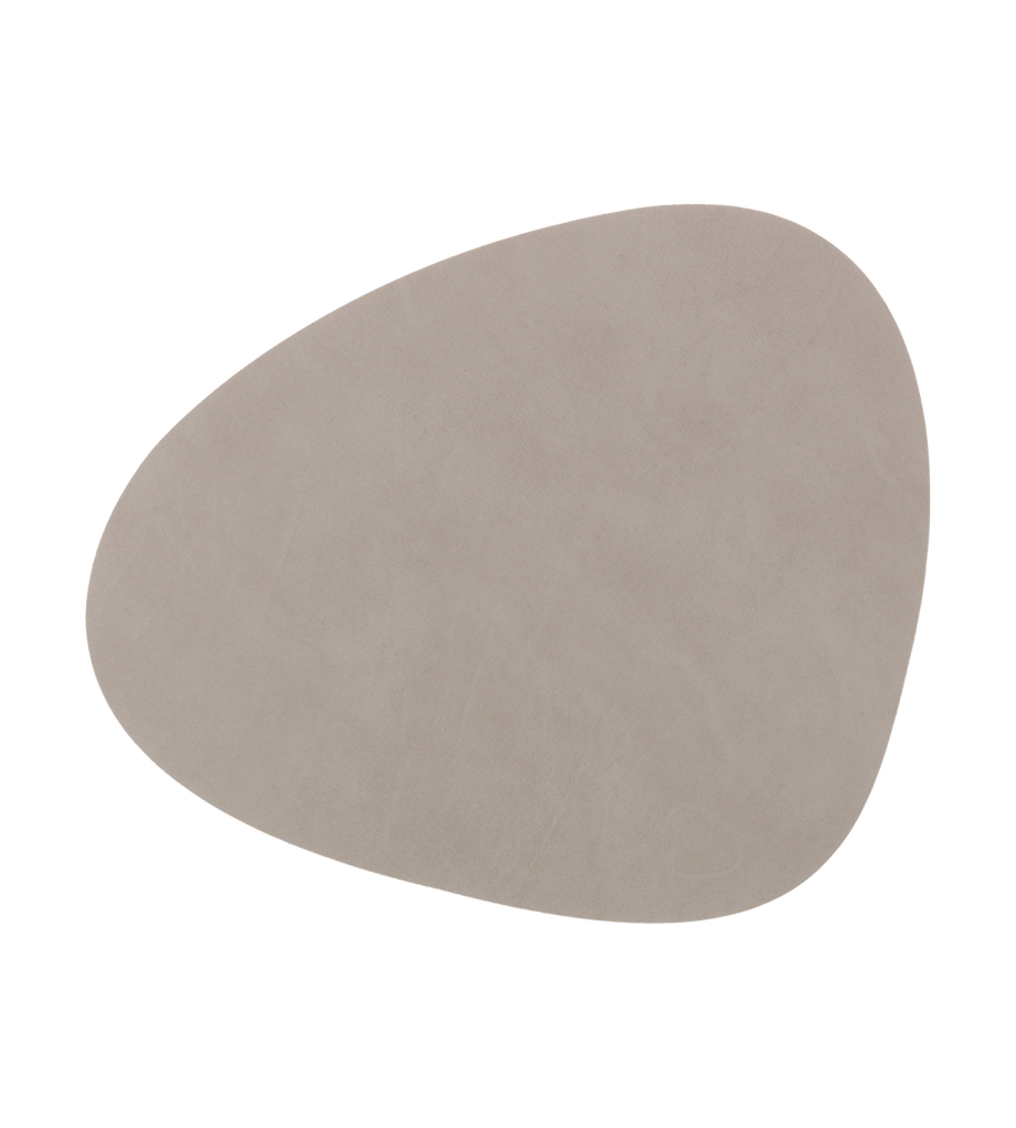 Leather board curve - NUPO Light Grey