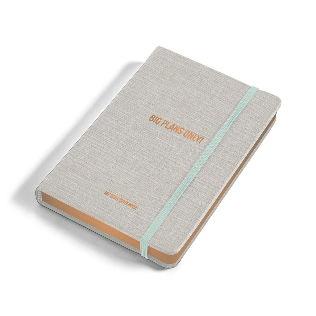 My Gray Notebook Big Plans Only