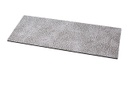 leather board rectangular - HIPPO White-Grey