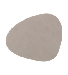 Glas onderzetter CURVE - CLOUD light grey