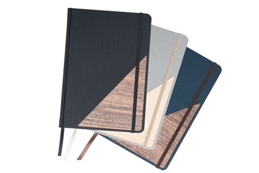 Wooden Notebook - Lux - black