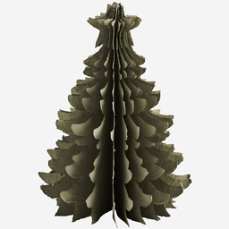 Kerstboom van gerecycleerd papierpulp L