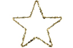Gouden ster met LED