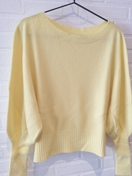 Korte trui met pofmouwen (verschillende kleuren)