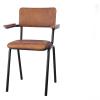 Stoel - schoolchair with arms light brown